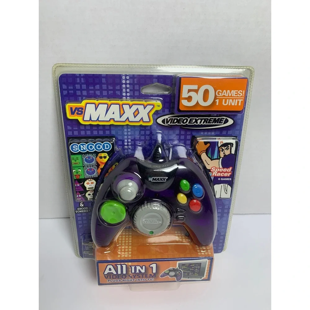 Vs Maxx Video Extreme 50 Games In 1 Retro Y2K Plug‎ Play Snood Speed Race2004